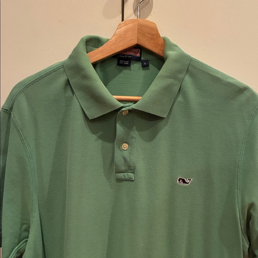 Vineyard Vines Men's Polo in Sage Green